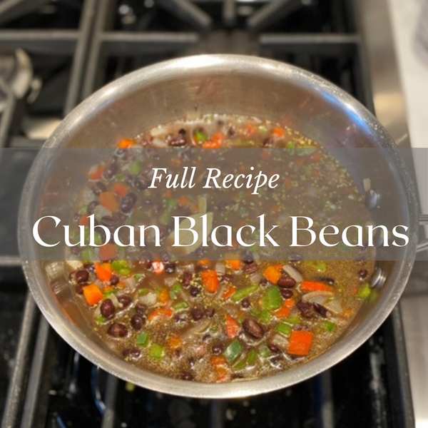 Kristen's Cuban Black Beans Recipe